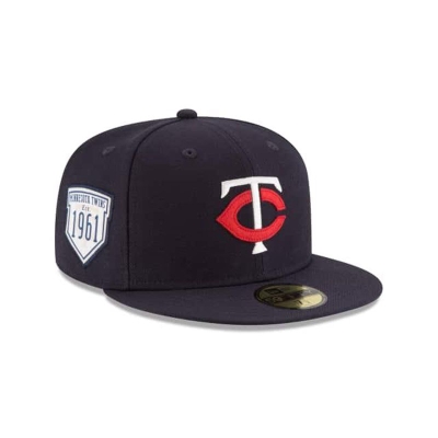 Sapca New Era Minnesota Twins MLB Inaugural Season 59FIFTY Fitted - Albastri